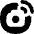 Camera Sensor Tag Radiowaves Circle Icon from Flex Solid Set