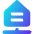 Data Warehouse Network Icon from Core Gradient Set