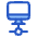 Desktop Network Connection Icon from Plump Duo Set