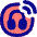 Headphones Sensor Tag Radiowaves Circle Icon from Flex Pop Set