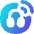 Headphones Sensor Tag Radiowaves Circle Icon from Flex Gradient Set