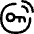 Key Sensor Tag Radiowaves Circle Icon from Flex Line Set