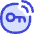 Key Sensor Tag Radiowaves Circle Icon from Flex Duo Set