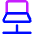 Laptop Network Connection Icon from Core Neon Set