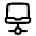Laptop Network Connection Icon from Plump Line Set