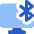 Monitor Bluetooth Icon from Core Flat Set