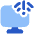Monitor Error Icon from Plump Flat Set