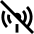 Signal Disconnected Icon from Sharp Solid Set