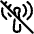Signal Disconnected Icon from Plump Line Set