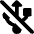 Usb Off Disconnected Icon from Core Solid Set