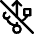 Usb Off Disconnected Icon from Core Line Set