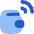 Wallet Sensor Tag Radiowaves Icon from Flex Flat Set