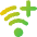 Wifi Add Icon from Core Gradient Set