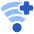 Wifi Add Icon from Plump Flat Set