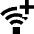 Wifi Add Icon from Sharp Remix Set