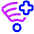 Wifi Add Icon from Plump Neon Set