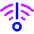 Wifi Alert 1 Icon from Core Neon Set