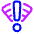 Wifi Alert 1 Icon from Plump Neon Set