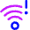 Wifi Alert 2 Icon from Core Neon Set