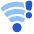 Wifi Alert 2 Icon from Plump Flat Set