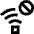 Wifi Blocked Icon from Sharp Line Set