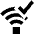 Wifi Checked Icon from Sharp Remix Set