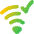 Wifi Checked Icon from Flex Gradient Set