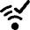 Wifi Checked Icon from Core Remix Set