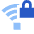 Wifi Network Password Icon from Sharp Flat Set