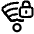 Wifi Network Password Icon from Plump Line Set