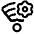 Wifi Network Settings Manage Icon from Plump Line Set