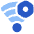Wifi Network Settings Manage Nut Icon from Plump Flat Set