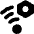 Wifi Network Settings Manage Nut Icon from Core Solid Set