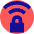 Wifi Secure Connection Icon from Sharp Pop Set | Free Download as SVG Vector and Transparent PNG | Streamline icons