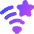 Wifi Star Favorite Icon from Flex Gradient Set
