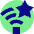 Wifi Star Favorite Icon from Sharp Pop Set