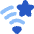 Wifi Star Favorite Icon from Flex Flat Set