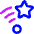 Wifi Star Favorite Icon from Core Neon Set