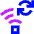 Wifi Sync Icon from Sharp Neon Set