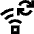 Wifi Sync Icon from Sharp Line Set