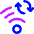 Wifi Sync Icon from Core Neon Set