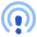 Wifi Tethering Error Icon from Plump Flat Set