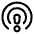 Wifi Tethering Error Icon from Plump Line Set