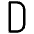 D icon - Free transparent PNG, SVG. No sign up needed.