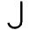 J Icon from Typeface - Free Set