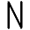 N Icon from Typeface - Free Set