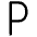 P Icon from Typeface - Free Set