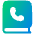 Contact Phonebook 2 Icon from Plump Gradient Set