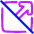 Arrow Open In New Off Icon from Plump Neon Set