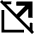 Arrow Open In New Off Icon from Sharp Solid Set